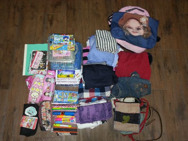 부산서여자고등학교 학생들의 필리핀아이들을 위한 물품 기부