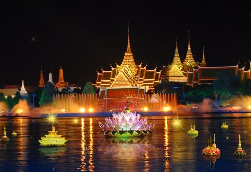 태국 러여끄라통 축제 